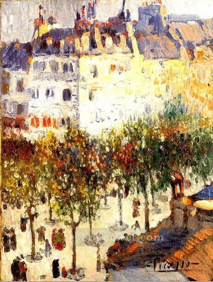 Boulevard de Clichy 2 1901 Cubism Oil Paintings